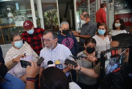 Eduardo Casares Sort de Sans agradeció a los medios de información el apoyo luego de hacer sido detenido por supuestos ultrajes a la autoridad.  
