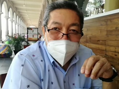 Luis Alfonso Polo Villalobos, secretario general de la FATEV, expresó su respaldo a la inminente candidatura de Ricardo Ahued para alcalde de Xalapa.  <em>Hay un candidato a la alcaldia honesto, responsable, transparente, comprometido con la sociedad xalapeña y esa persona se llama Ricardo Ahued Bardahuil</em>.  