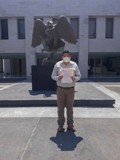 Este jueves en el Congreso del Estado de Veracruz,  el C. José Luís Sánchez García, recibió de la LXV Legislatura, la constancia como Regidor Único Suplente en el  Municipio de Teocelo. 
