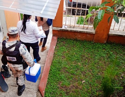 Siguiendo con el Plan de Vacunación, en la capital del estado, desde el día de ayer inició la aplicación de la segunda dosis de Pfizer a domicilio a todas aquellas personas que por incapacidad o enfermedad permanecen en cama o no pueden salir de su hogar.  