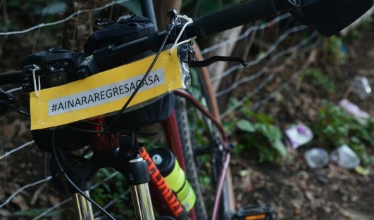 Un grupo de ciclistas y senderistas de la ciudad de Xalapa y los alrededores, se organizaron  para buscar  a la adolescente Luz Ainara González Kleinert en la comunidad de Rancho Viejo, municipio de Tlalnelhuayocan, Ver., desaparecida ayer lunes.