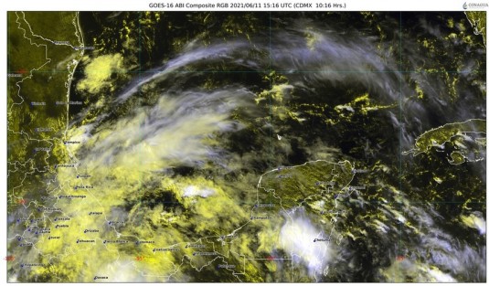 Lluvias y tormentas fuertes; Probabilidad de crecida de ríos y arroyos de respuesta rápida, inundaciones de tipo pluvial en centros urbanos, así como de deslaves, deslizamientos y derrumbes. 