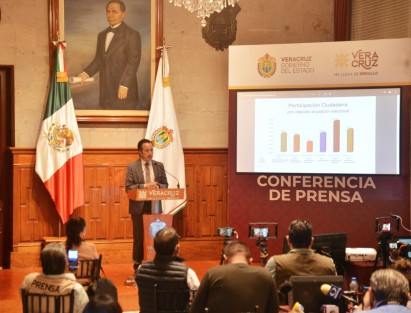 <em>La mapachada empieza a quedar atrás; al menos este año no fue promovida por el Gobierno del Estado</em>, dijo el gobernador Cuitláhuac García al destacar la participación de veracruzanos en las elecciones, pues fue del 60%. 