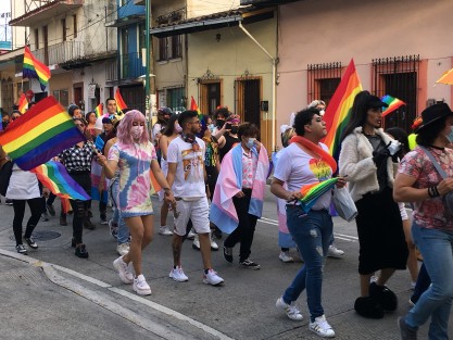 Los organizadores de la marcha expresaron su deseo de que con la próxima legislatura se aprueben iniciativas que los beneficien, como son las uniones de personas del mismo sexo. 