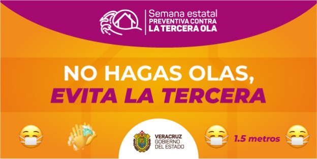 La Gaceta Oficial del Estado publicó el decreto que establece dicha campaña, del martes 22 al lunes 28 de junio, en toda la entidad, mediante la que el exhorto a la población, especialmente a los jóvenes, es a evitar aglomeraciones en lugares abiertos o cerrados, al tiempo de continuar aplicando las medidas sanitaras y apegarse a las restricciones según el color en su municipio.