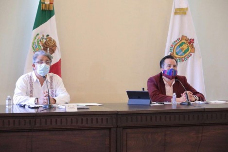 Se llevó a cabo la 2a Sesión Ordinaria del Consejo Estatal de Desarrollo Social 2021 para supervisar las diferentes acciones realizadas por las dependencias como la entrega de espacios dignos de vivienda, insumos, pisos firmes y apoyos para llevar bienestar a quienes más lo necesitan.
