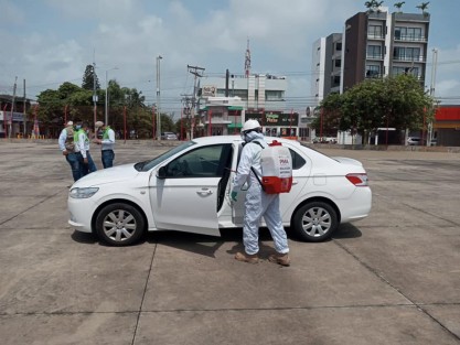 Este sábado y domingo en el estadio Luis <em>Pirata</em> Fuente en el Puerto de Veracruz, en coordinación con la PMA y Protección Civil, fue instalado un módulo de sanitización de 11:00 am a 2:00 pm para que puedan llevar sus vehículos a desinfectar, informó el Gobernador Cuitláhuac García en sus redes sociales