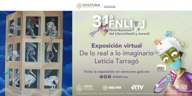 A través de la página  del Instituto: www.ivec.gob.mx, el público puede conocer y apreciar la exposición De lo real a lo imaginario, de la Maestra Leticia Tarragó, artista plástica homenajeada en esta edición por sus invaluables aportes al desarrollo cultural de la entidad. 