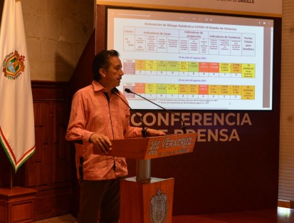 El gobernador Cuitláhuac García adelantó que se implementará un nuevo decreto para afrontar la tercera ola de COVID, que regirá del 27 de julio al 2 de agosto.