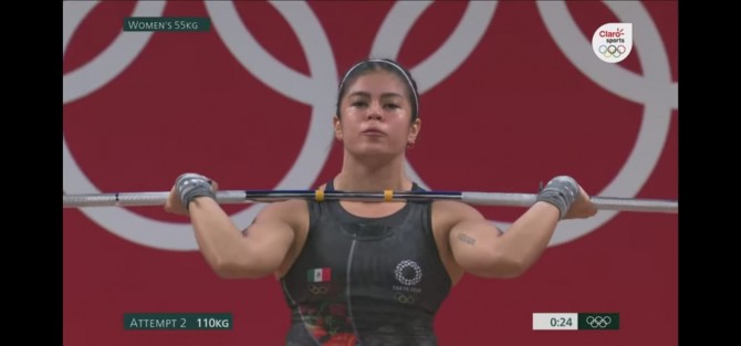 La pesista xalapeña, Ana Gabriela López Ferrer, obtuvo el noveno lugar con 195 kilogramos, en la división de los 55 kilogramos en levantamiento de pesas de los Juegos Olímpicos de Tokio 2021.  