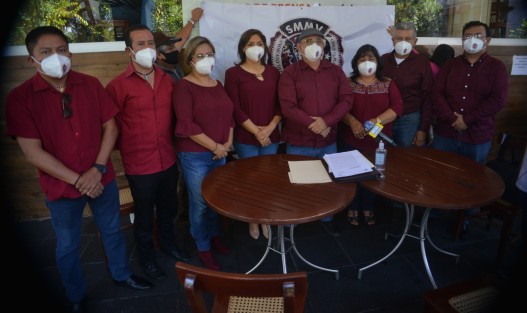 Por otra parte, los integrantes del MMV informaron que lograron la toma de nota, donde el secretario general es Gustavo Abel Cadena Carrasco. 