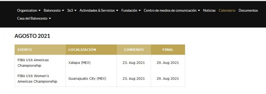 El presidente del Club Halcones de Xalapa, Ángel Morales Blanchet anunció que Xalapa será sede del premundial U16 FIBA Américas del 23 al 29 de agosto próximos, con la participación de selecciones de 8 países, incluyendo México.