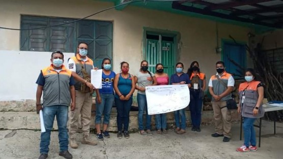 Personal de Protección Civil Teocelo en coordinación con personal de Protección Civil del Estado, llevaron a cabo la Formación de Brigadas Comunitarias en las localidades de El Zapote y Llano Grande.  