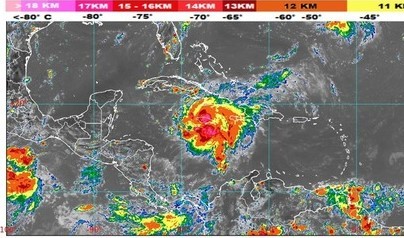 La tormenta tropical Grace de acuerdo con el pronóstico oficial de las 4:00 horas de hoy martes, podría impactar al estado de Quintana Roo la madrugada del jueves 19 y emerger al Golfo de México la tarde-noche del mismo día, para dirigirse a un punto entre el sur de Tamaulipas y norte de Veracruz. 