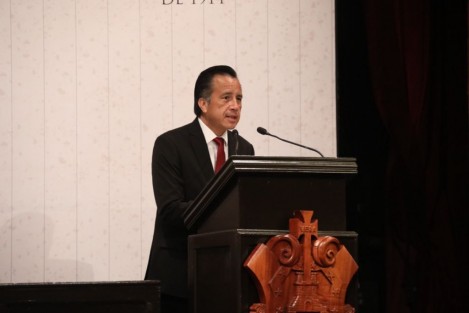El Gobernador Cuitláhuac García expresó que en esta fecha se reafirma la unidad entre los poderes. El mandatario expresó que con orgullo la Independencia de México se selló para bien en este pedacito de nuestra gran tierra veracruzana. 