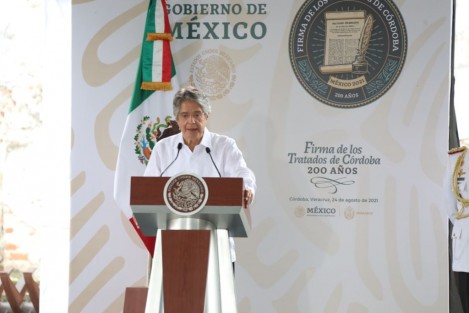 El presidente de la República del Ecuador, Guillermo Lasso Mendoza, se congratuló de que su primera Visita de Estado a México coincida con la remembranza de un acuerdo que llama hoy a intensificar la cooperación solidaria entre ambos países, los cuales comparten una historia de entrañables coincidencias, amistad y simpatía desde 1837 que iniciaron relaciones diplomáticas.