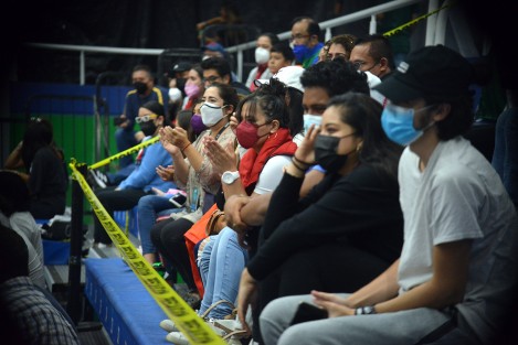 Pese a que con las contingencia sanitaria, el Nido del Halcón no ha tenido lleno total en los partidos del Campeonato FIBA Sub-16 de las Américas, el ambiente y apoyo a los equipos se sentido; no sólo familiares  de los mexicanos se han visto en las tribunas, también de los extranjeros.  