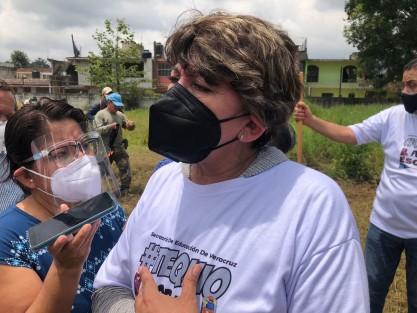Delfina Gómez Álvarez recordó que cada plantel definirá los protocolos sanitarios que sean necesarios para el regreso a clases presenciales, pese a la tercera ola de contagios por SARS-COV-2 (COVID-19).  