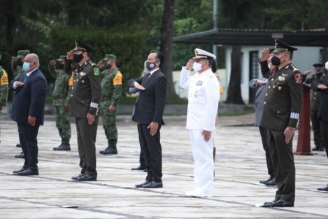 Se llevó a cabo esta mañana la Toma de Posesión del Cargo y Protesta al C. Gral. Bgda. D.E.M. José Francisco Camarena Hernández como Comandante de la 26/a. Zona Militar.