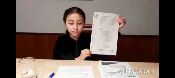 La niña Zulma González García, a través de un video, pide a las autoridades de Salud federales tener acceso a la vacuna contra COVID-19, ya que al padecer diabetes tipo I, su vida está en mayor riesgo que el resto de sus pares.  