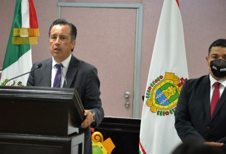 El Gobernador Cuitláhuac García dijo que en Veracruz no se vacunará a menores hasta que Pfizer  provea de vacunas adecuadas y autorizadas para este sector de la población.
