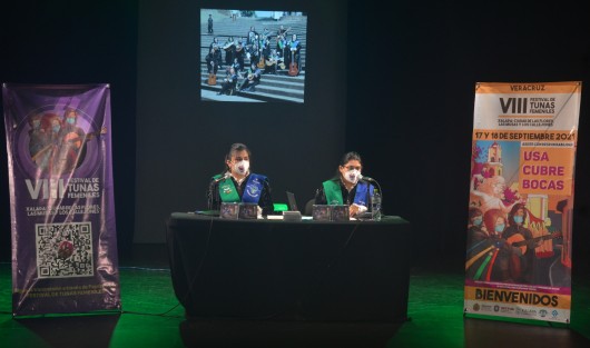 La Secretaría de Turismo y Cultura (SECTUR) realizó la presentación del VIII Festival de Tunas Femeniles. en el Teatro  J.J. Herrera, del Centro de Xalapa.