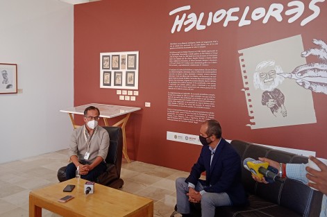 La Pinacoteca Diego Rivera del IVEC, reabre sus puertas al público a partir de este jueves, con la exposición del cariaturista Helio Flores, misma que consta de 207 obras, entre cartones y pinturas.  