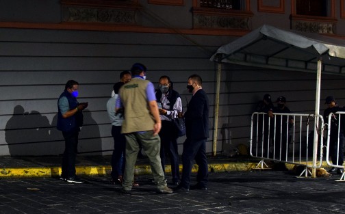 Sólo se permitió el acceso a los medios previamente acreditados.