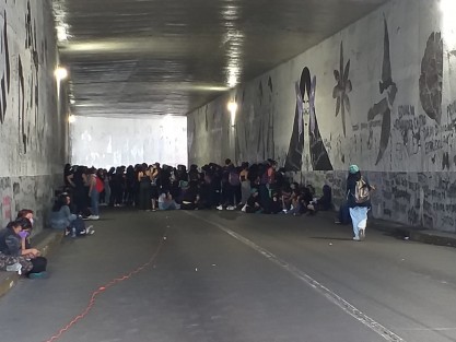 Grupos feministas marcharon desde el Monumento a la Madre, hasta el  viaducto, para conmemorar  el Día Internacional de la Acción Global para el Acceso al Aborto Legal y Seguro.  