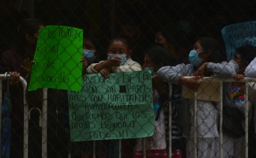 Aspectos de la visita del Presidente Andrés Manuel López Obrador a Huayacocotla, Ver.. 