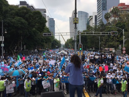 Como se esperaba, en la Ciudad de México fue en donde la concentración de personas fue mayor.