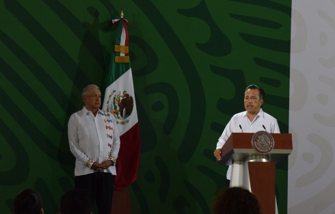 El gobernador Cuitláhuac García Jiménez informó, ante el Presidente de la República, que se cumplió con la inmunización en las zonas rurales y previó que se concluirá con el Plan Nacional de Vacunación antes de lo programado, alrededor del 20 de octubre.  