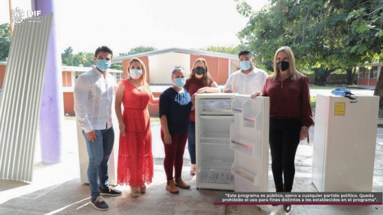 Con la entrega de un refrigerador por parte del Sistema Estatal para el Desarrollo Integral de la Familia (DIF), el hogar de Teresa Ferreira Reyes dejó de ser parte del 19.8% de aquellos sin acceso a servicios básicos de acuerdo con el Informe de Pobreza y Evaluación 2020 del Consejo Nacional de Evaluación de la Política de Desarrollo Social (CONEVAL).
