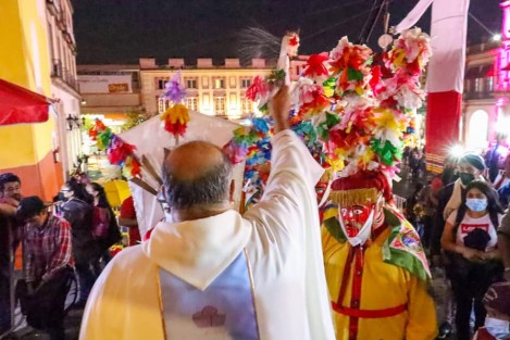 Los danzantes tampoco faltaron a la cita.  Arquidiócesis de Xalapa 