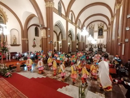 Los danzantes tampoco faltaron a la cita.  Arquidiócesis de Xalapa 