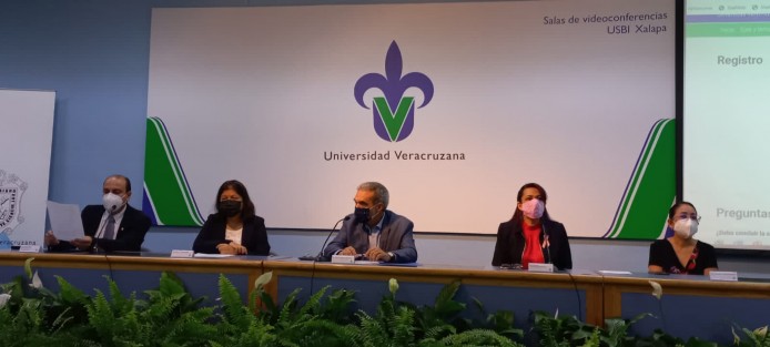 El Rector de la Universidad Veracruzana, Martín Aguilar Sánchez, presentó el Programa de Trabajo 2021 - 2025, <em>Por una transformación integral</em>.