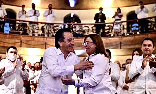 En representación del Presidente de la República, Andrés Manuel López Obrador, la Secretaria de Energía, Rocío Nahle, acudió al evento con motivo del Tercer Informe de Gobierno del  Gobernador de Veracruz, Cuitláhuac García Jiménez. 