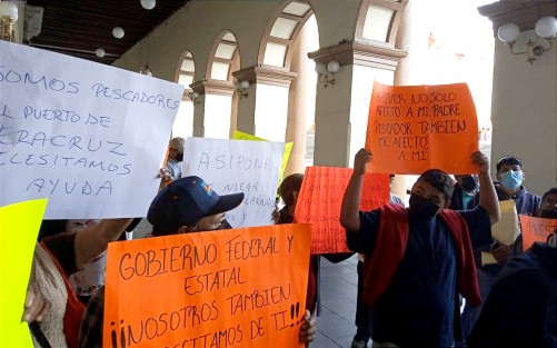 Los pescadores fueron afectados por la ampliación del Puerto, y hasta el momento no han sido indemnizados. 