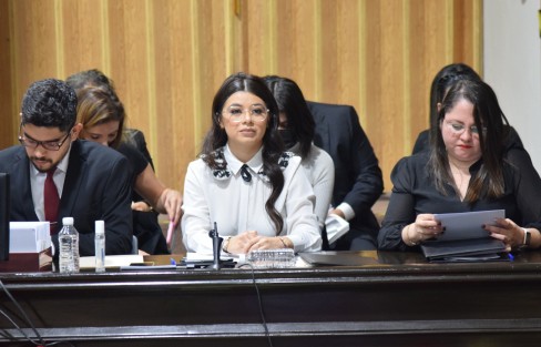 La titular de la Secretaría de Trabajo, Previsión Social y Productividad (STPSP), Dorheny García Cayetano, compareció ante la LXVI Legislatura.