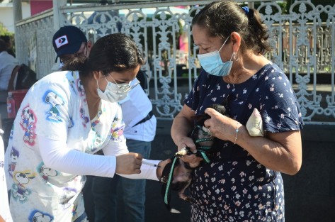 En Tlapacoyan de lleva a cabo la Semana de Reforzamiento de Vacunación Antirrábica y Canina, en la que propietarios de gatos y perros podrán inmunizar a sus mascotas en los diferentes puestos que ha habilitado el centro de salud Benito Juárez, que estarán instalados en la zona centro, colonias, comunidades de la ciudad.
