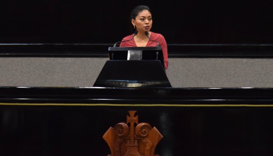 Fomentar el conocimiento, el ejercicio y la protección del derecho humano a defender el medio ambiente en la educación que se imparta en las escuelas e instituciones es la propuesta que presentó la diputada Elizabeth Cervantes de la Cruz ante el Pleno legislativo.