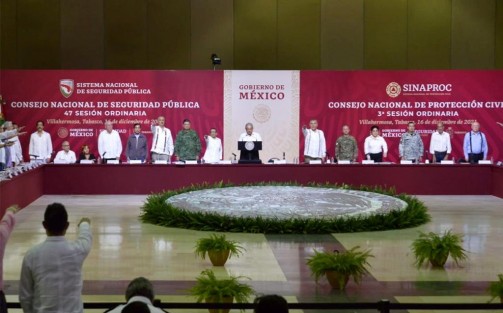 En el marco de la 47 Sesión Ordinaria del Consejo Nacional de Seguridad Pública efectuada en Villahermosa, a la que asistió el presidente Andrés Manuel López Obrador, y en su calidad de comisionado de Prevención del Delito y Participación Ciudadana de la Conferencia Nacional de Gobernadores (CONAGO), el mandatario invitó a los presentes a actuar sin eludir el problema toral.
