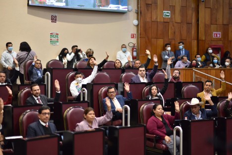 Con 31 votos a favor, el Pleno de la LXVI Legislatura estatal aprobó el dictamen con el cual se establece reducir 50% el financiamiento a partidos políticos.
