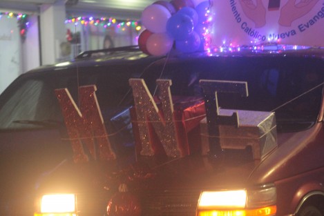 Las calles de Xalapa  volvieron a ser escenario de otro desfile navideño, esta vez el organizado por jóvenes católicos del Movimiento Nueva Evangelización.