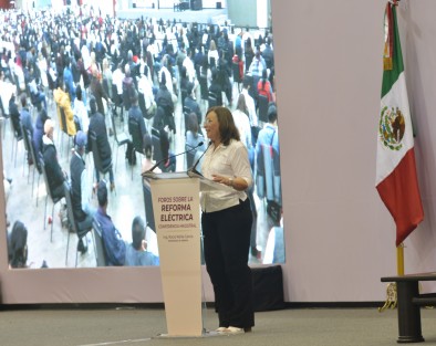 Diputados y alcaldes morenistas se dieron cita en el World Trade Center de Boca del Río donde la Secretaria de Energía, Rocio Nahle ofreció una conferencia sobre la Reforma Energética.