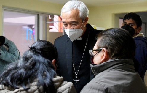 El arzobispo de Xalapa, Jorge Carlos Patrón Wong, visitó las instalaciones de la asociación AHTECA (Ayúdame Hermano Tengo Cáncer). Ungió a varios enfermos y sostuvo varios encuentros con algunos beneficiados de este albergue.