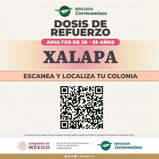 Autoridades informan sobre el inicio de la aplicación de dosis de refuerzo de vacuna anti COVID-19 para el sector de 30 a 39 años en las ciudades de Xalapa y Veracruz, a partir de este 15 de febrero.