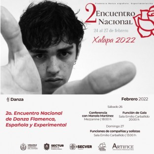 El Teatro del Estado “Gral. Ignacio de la Llave”, en colaboración con Artífice, Centro Cultural Vocacional y Profesional para la Danza, invita al público a disfrutar de las actividades del 2° Encuentro Nacional de Danza Flamenca, Española y Experimental que se llevarán a cabo los días 26 y 27 de febrero, en las instalaciones de este recinto cultural del IVEC. 