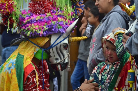 Caras de Toro, Venado, Caballo, Cebras y más, son utilizadas por los danzantes en sus máscaras,  quienes al son del violín, guitarra y jarana, alegran a la comunidad. 