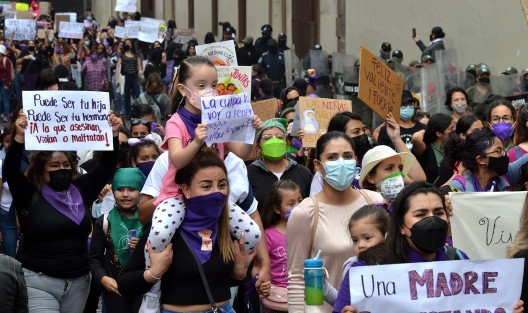 Marcha 8M en Xalapa.